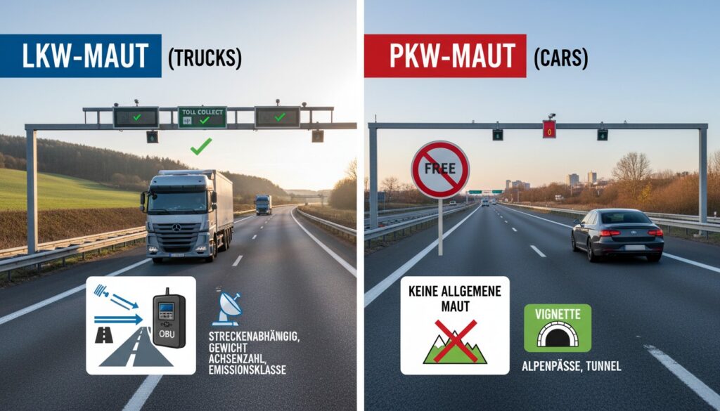 Das Mautsystem in Deutschland: Was gilt für LKW und PKW?